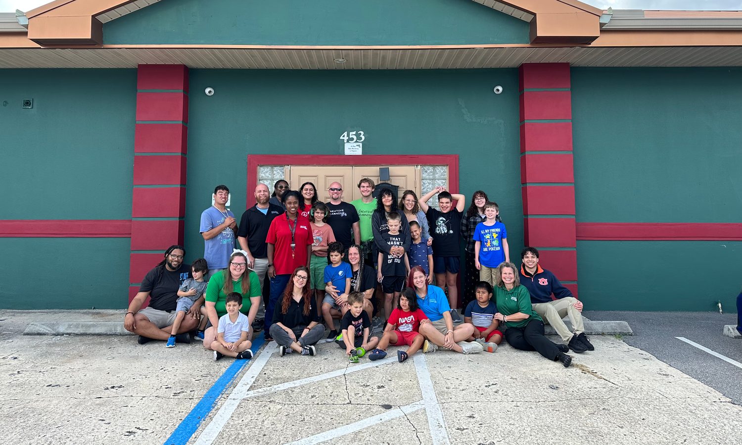 The Creative Learning team outside the Cocoa center at 453 King Street